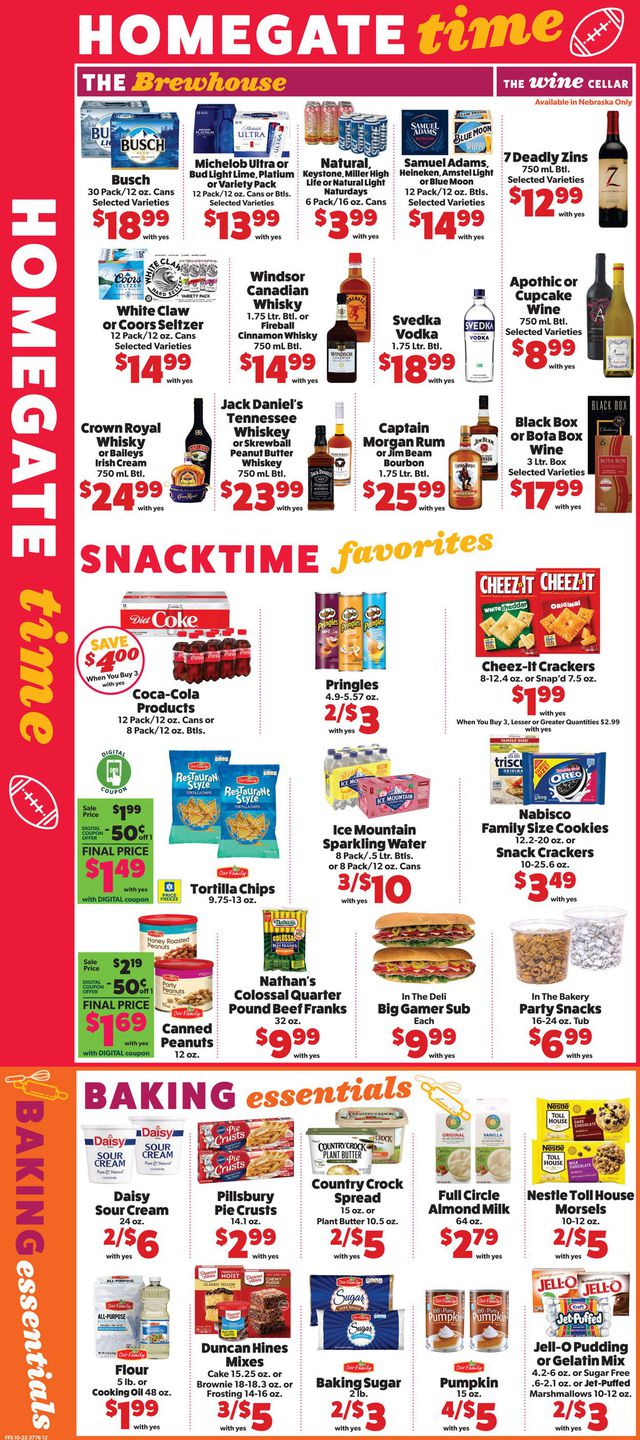 Family Fare Ad from 10/28/2020