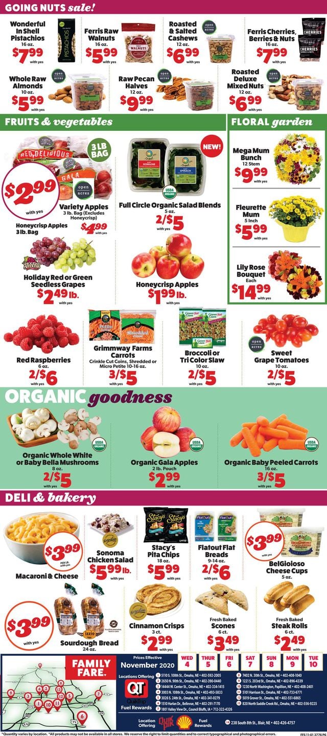 Family Fare Ad from 11/04/2020