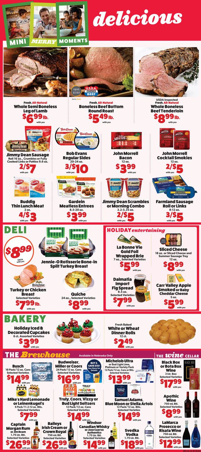 Family Fare Ad from 12/16/2020