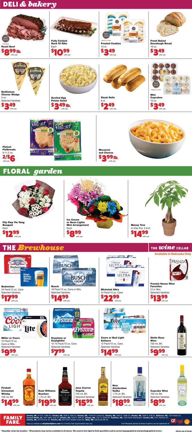 Family Fare Ad from 01/27/2021