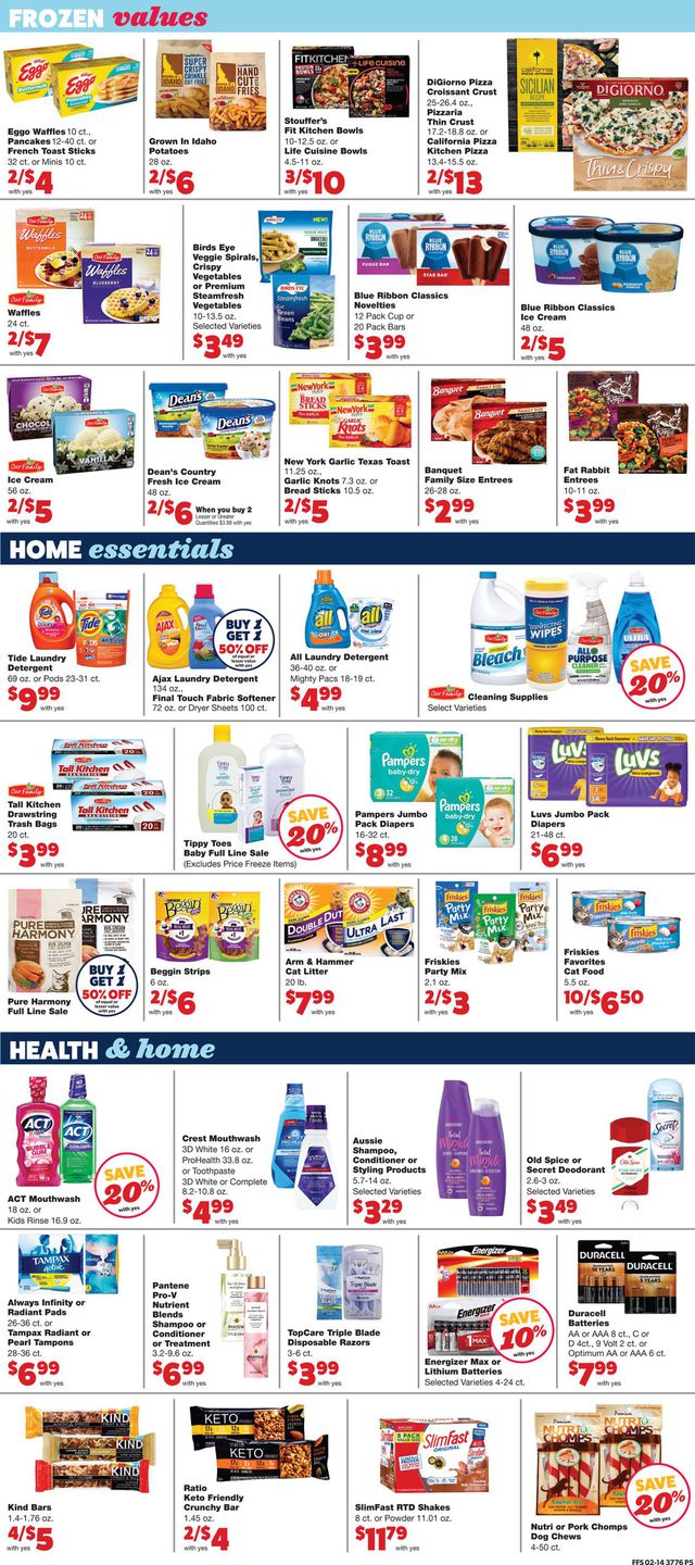 Family Fare Ad from 02/17/2021