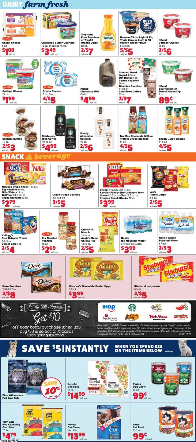 Family Fare Ad from 02/24/2021