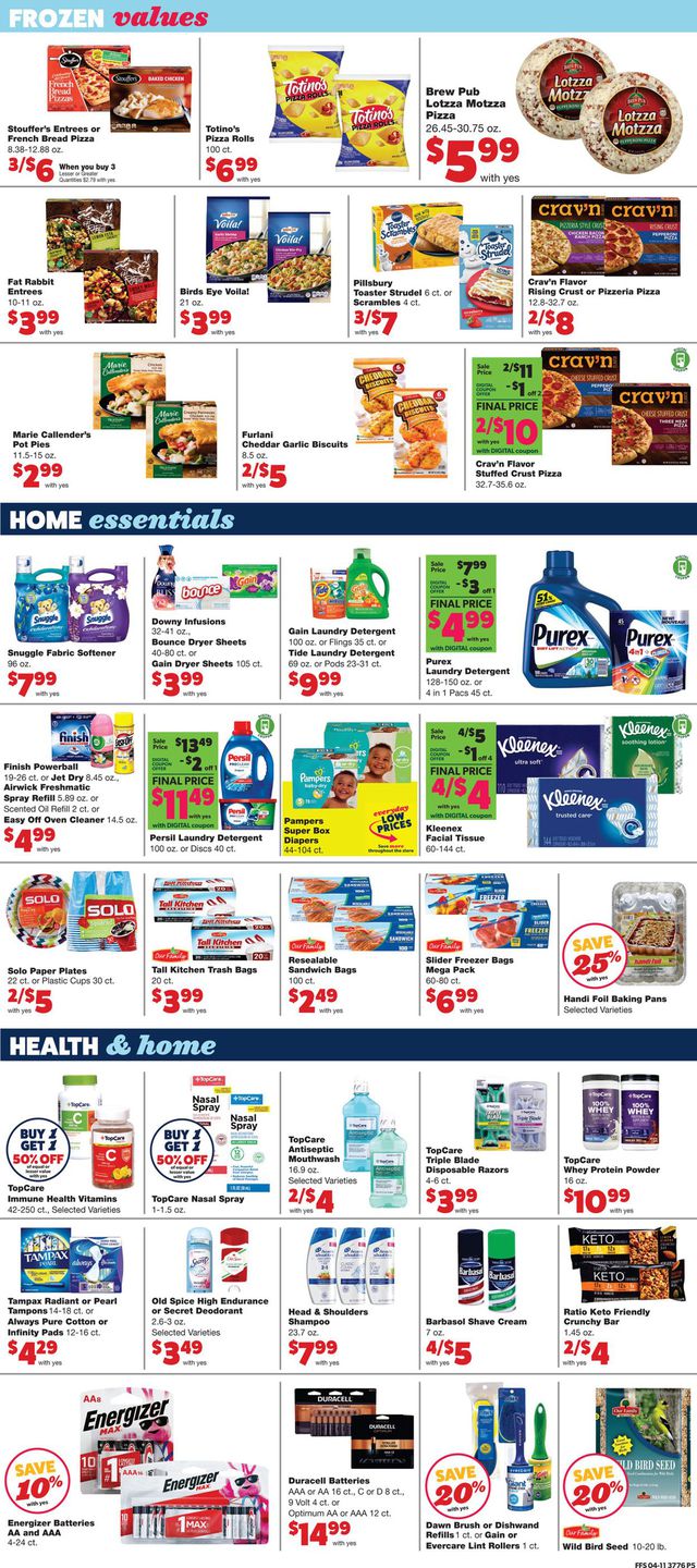 Family Fare Ad from 04/14/2021
