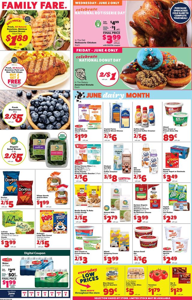Family Fare Ad from 06/02/2021