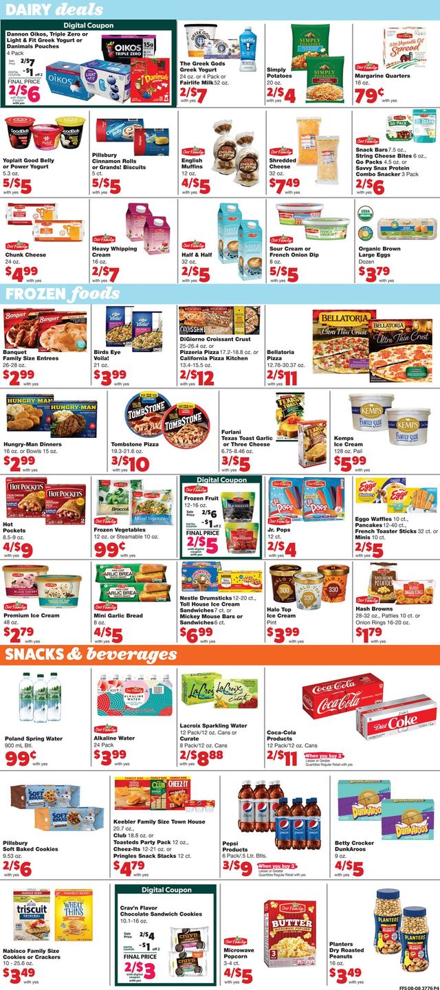 Family Fare Ad from 08/11/2021