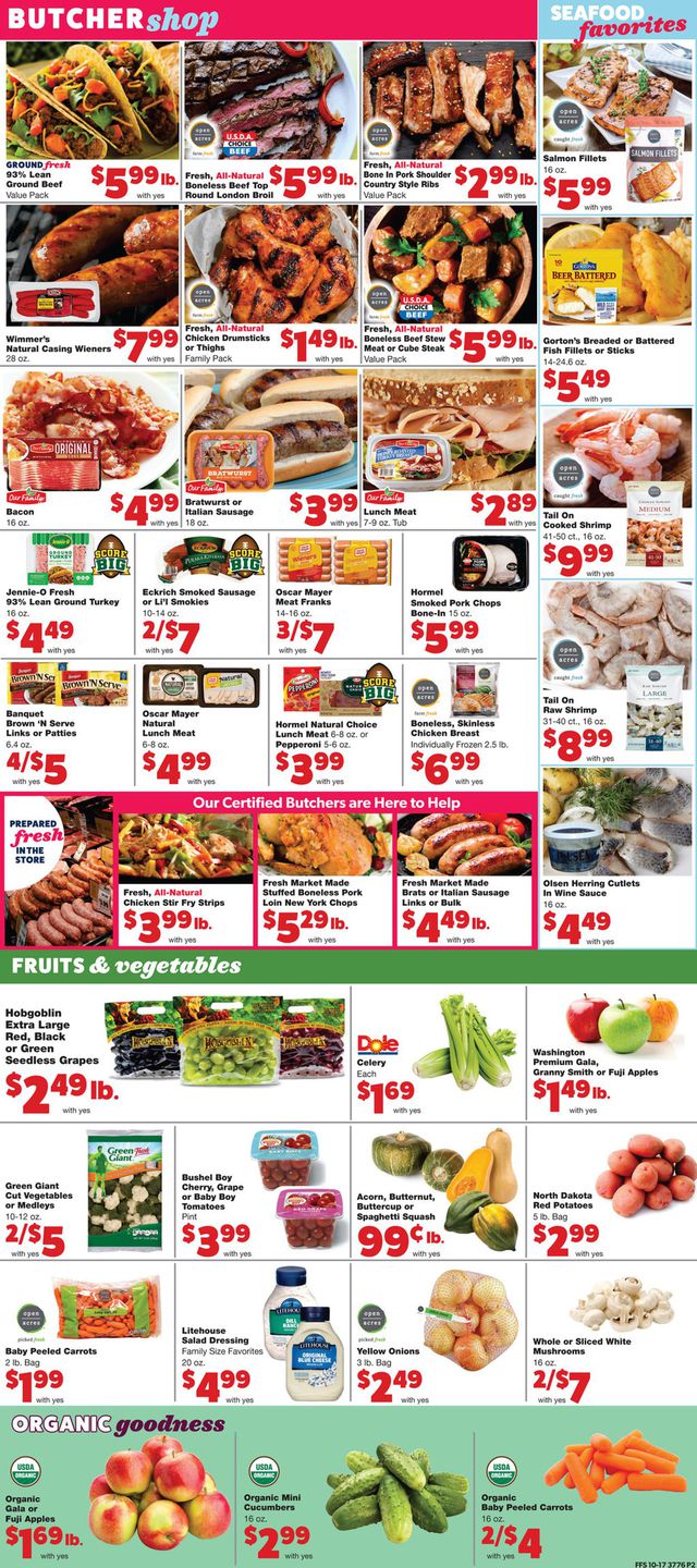 Family Fare Ad from 10/20/2021