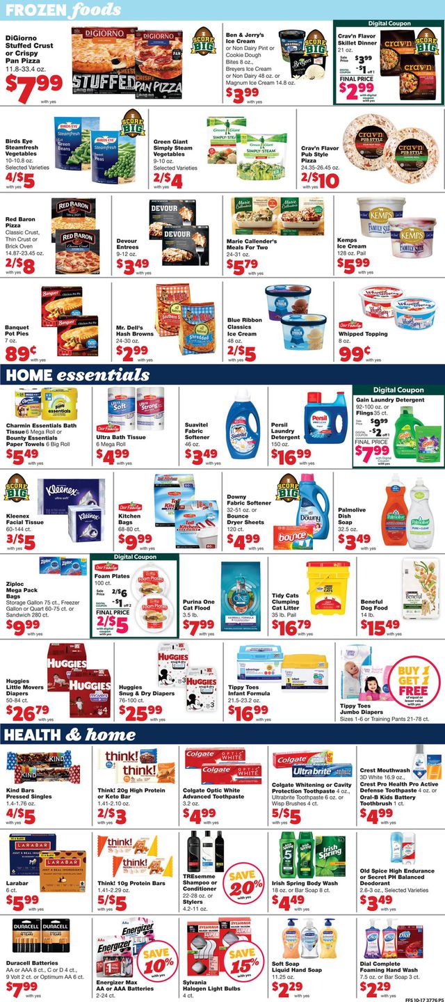 Family Fare Ad from 10/20/2021