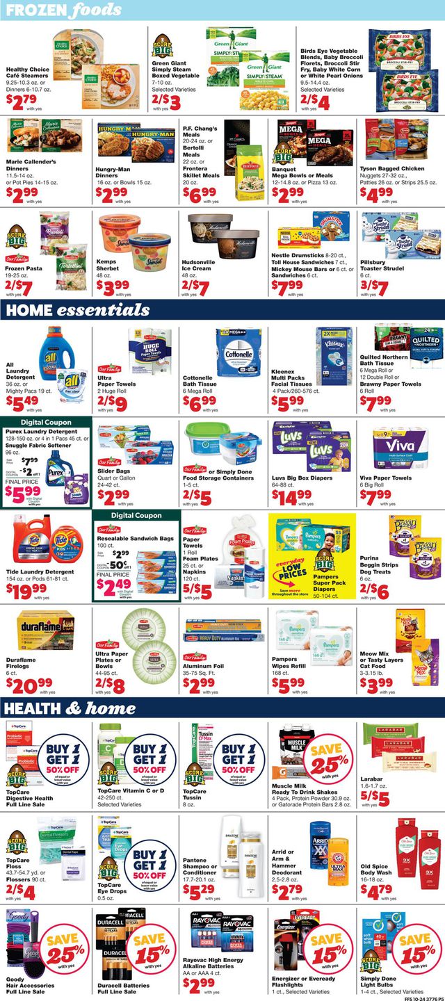 Family Fare Ad from 10/27/2021
