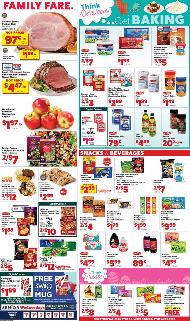 Family Fare Ad from 04/06/2022