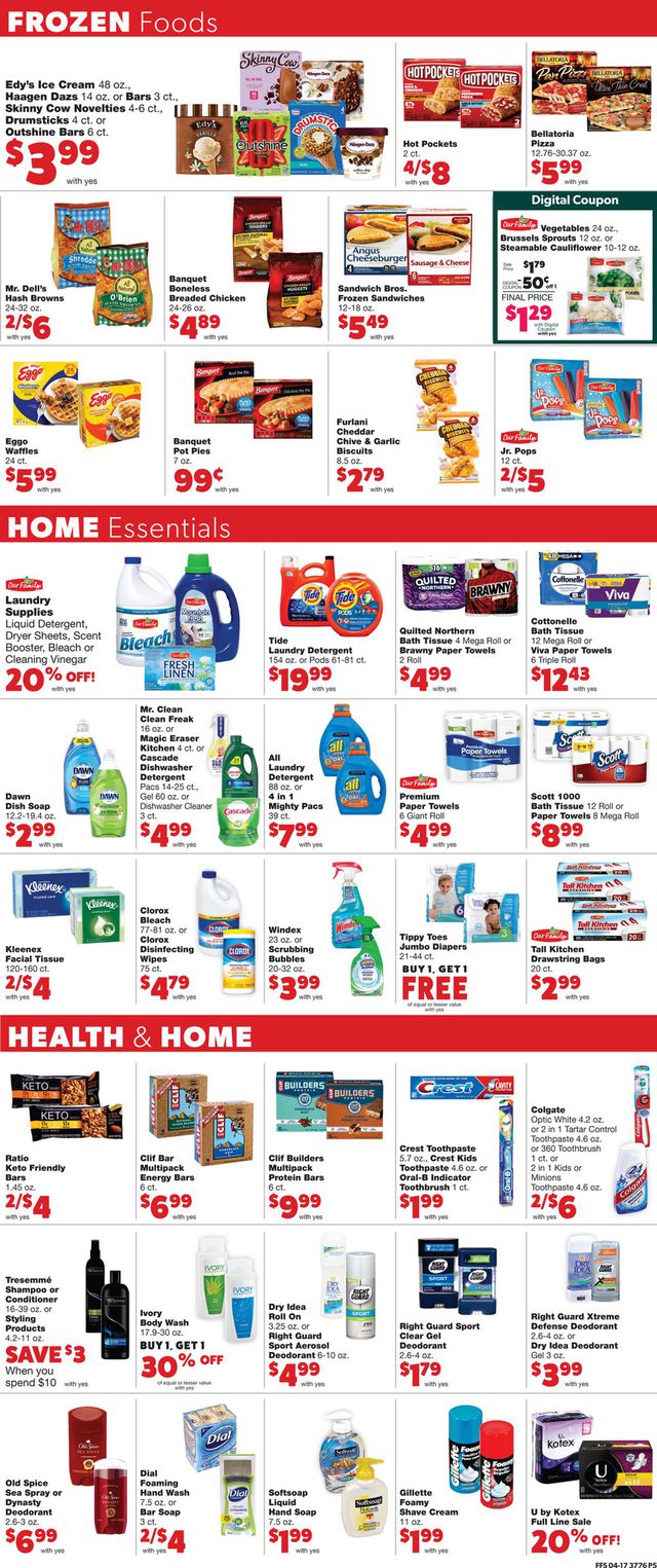 Family Fare Ad from 04/20/2022