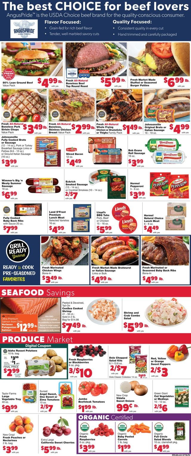 Family Fare Ad from 05/25/2022