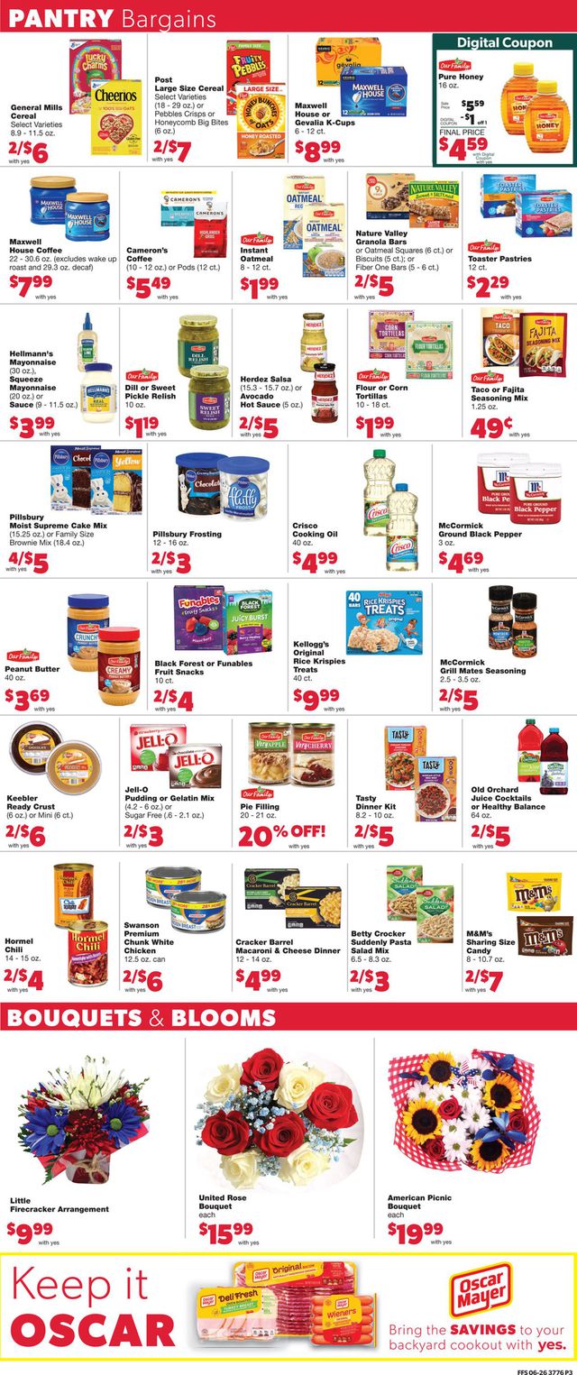 Family Fare Ad from 06/29/2022
