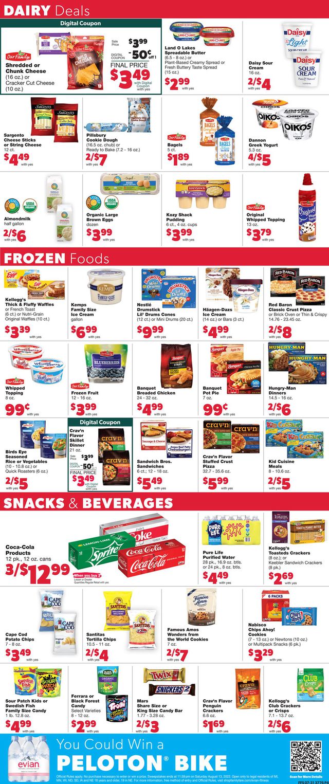 Family Fare Ad from 08/03/2022