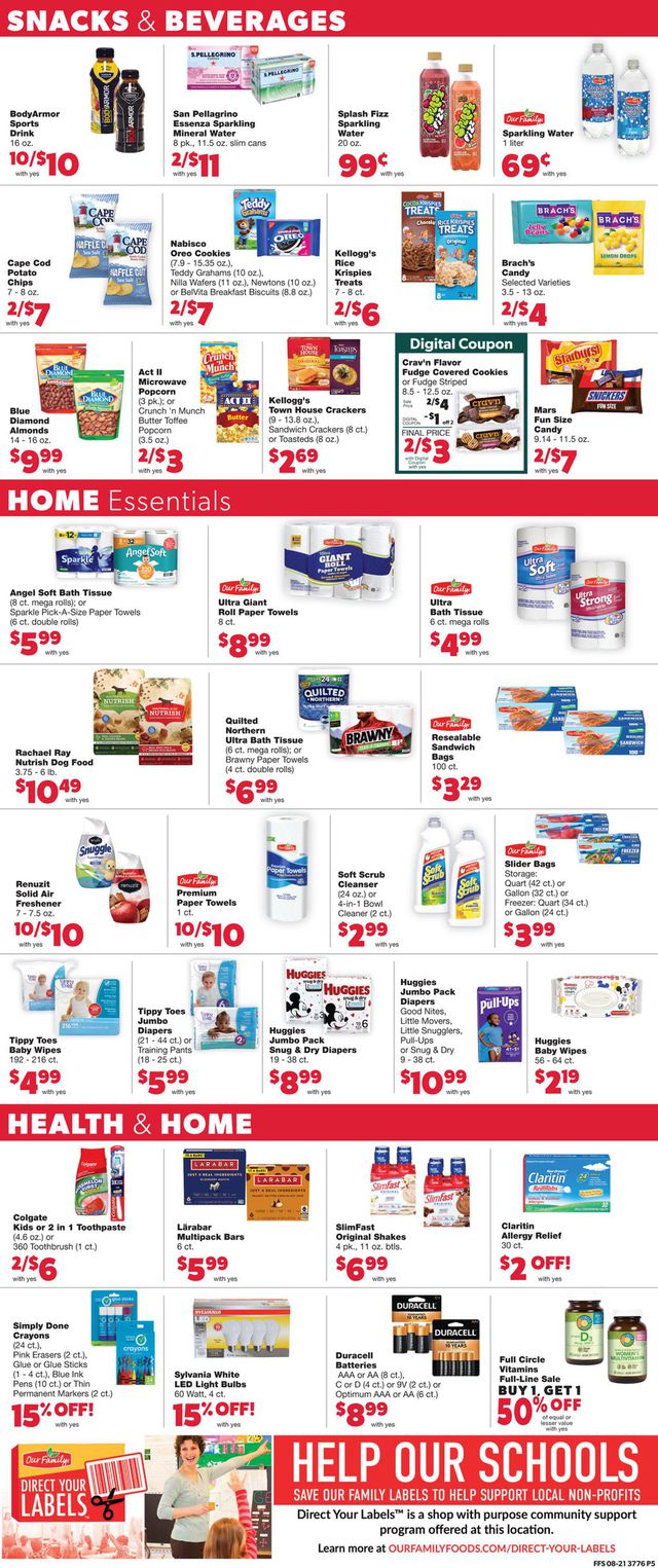Family Fare Ad from 08/24/2022