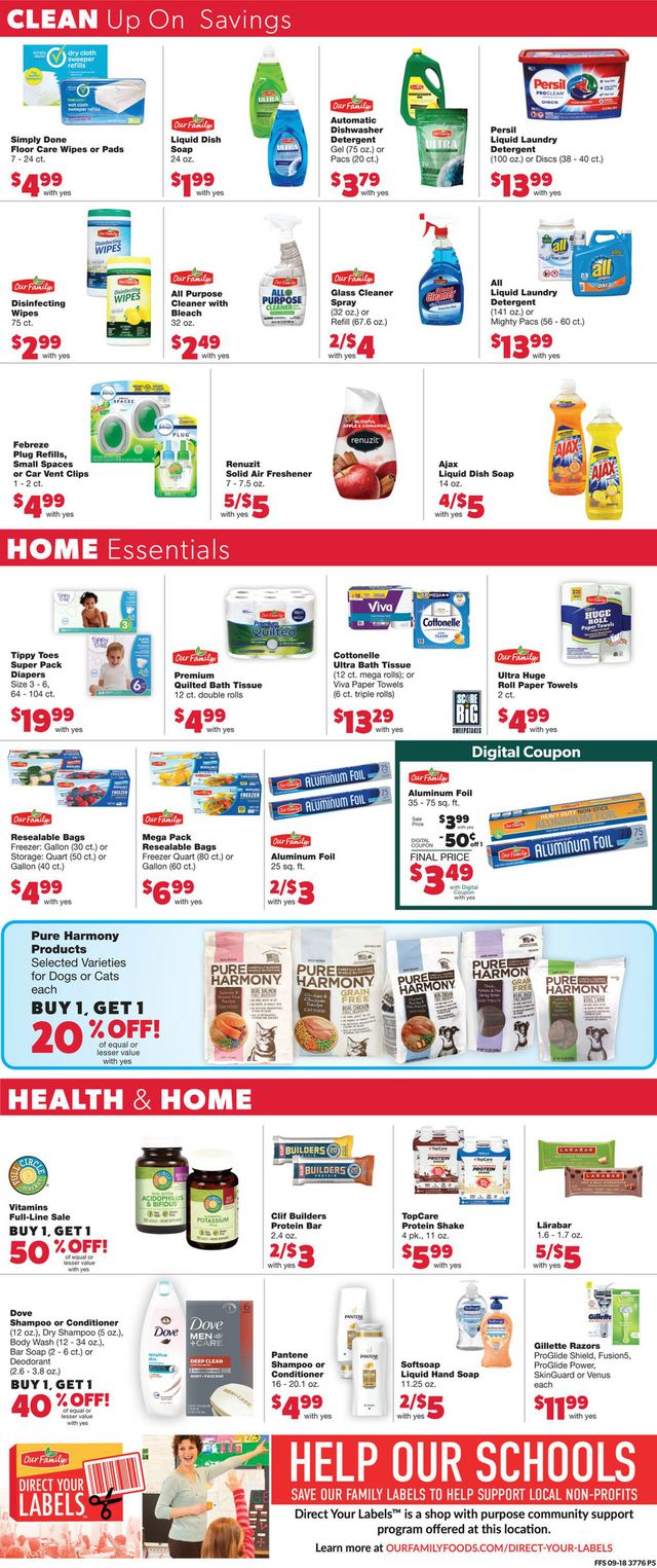 Family Fare Ad from 09/21/2022