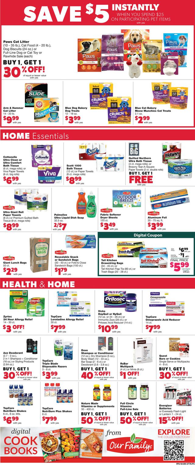 Family Fare Ad from 10/12/2022