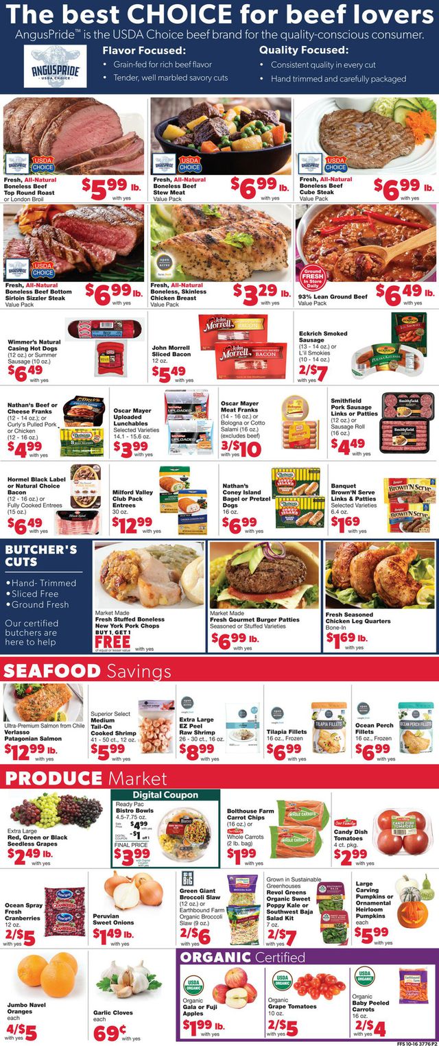 Family Fare Ad from 10/19/2022