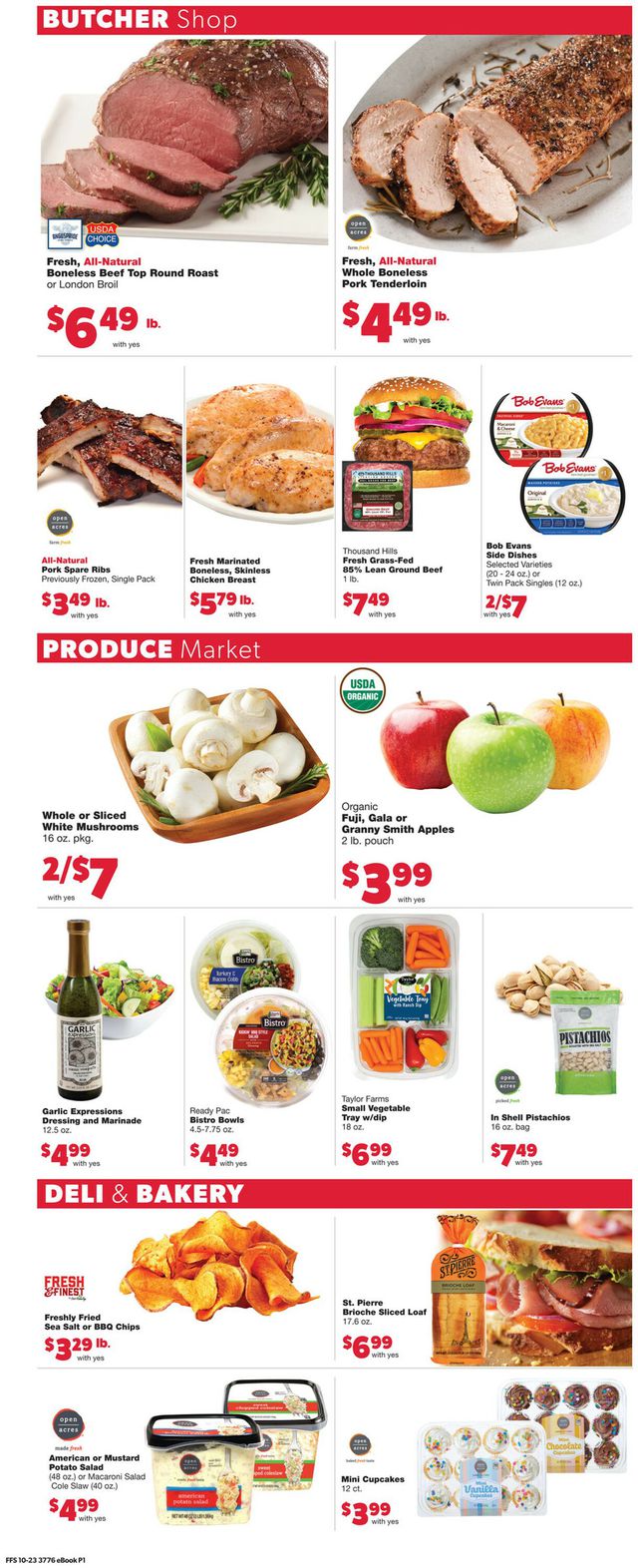 Family Fare Ad from 10/26/2022