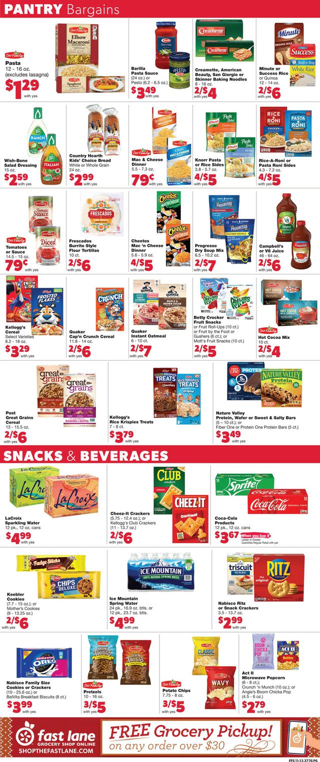Family Fare Ad from 11/16/2022