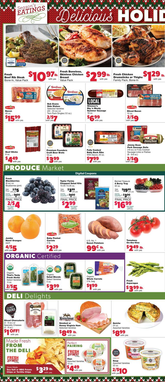 Family Fare Ad from 12/21/2022