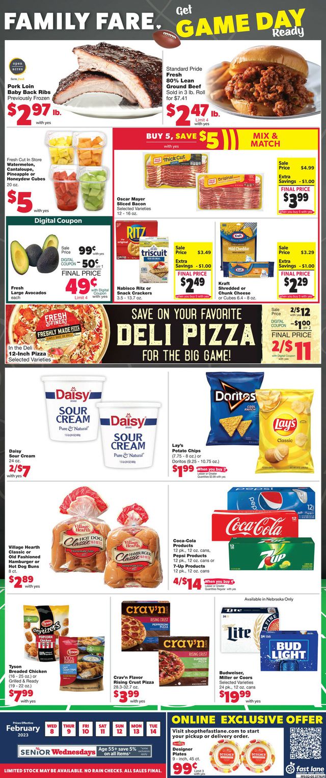Family Fare Ad from 02/08/2023