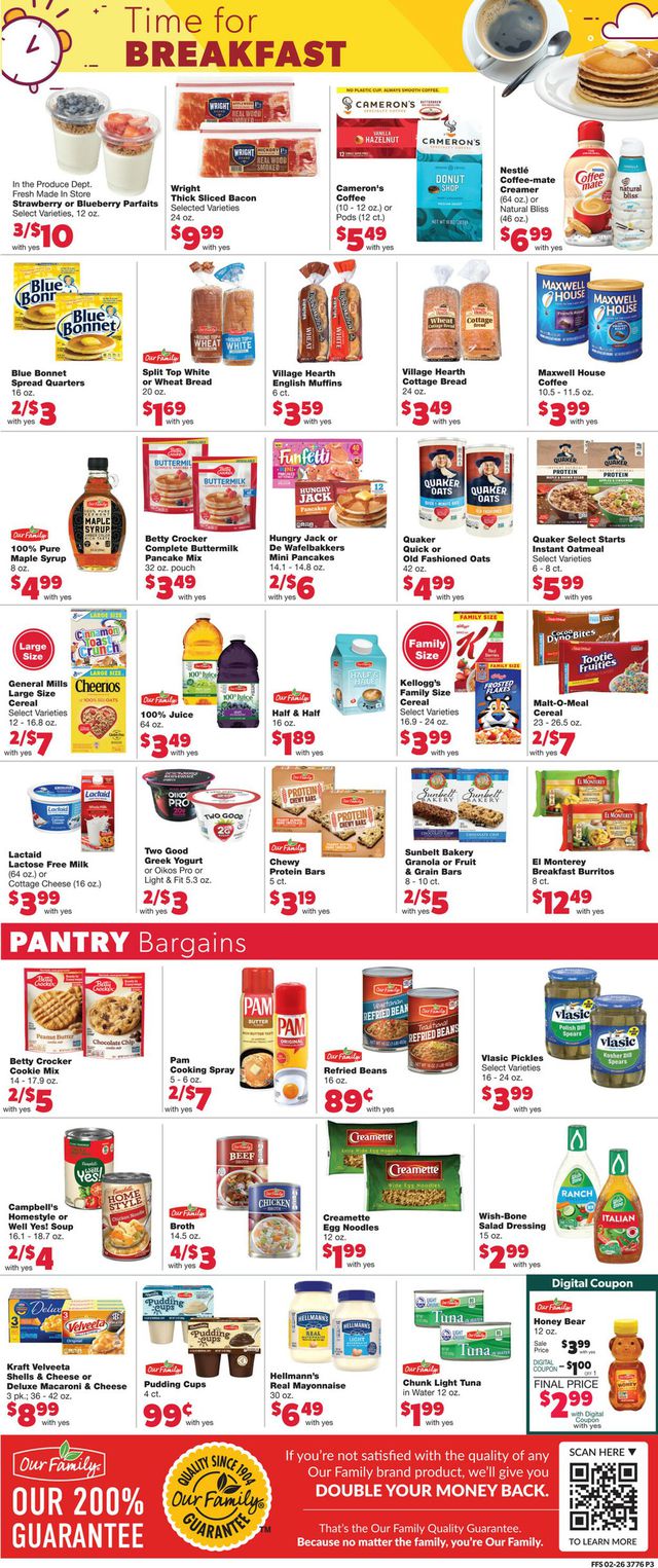 Family Fare Ad from 03/01/2023
