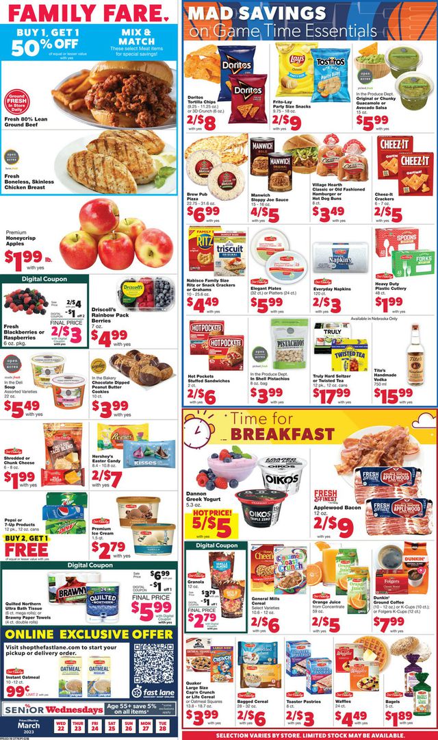Family Fare Ad from 03/22/2023