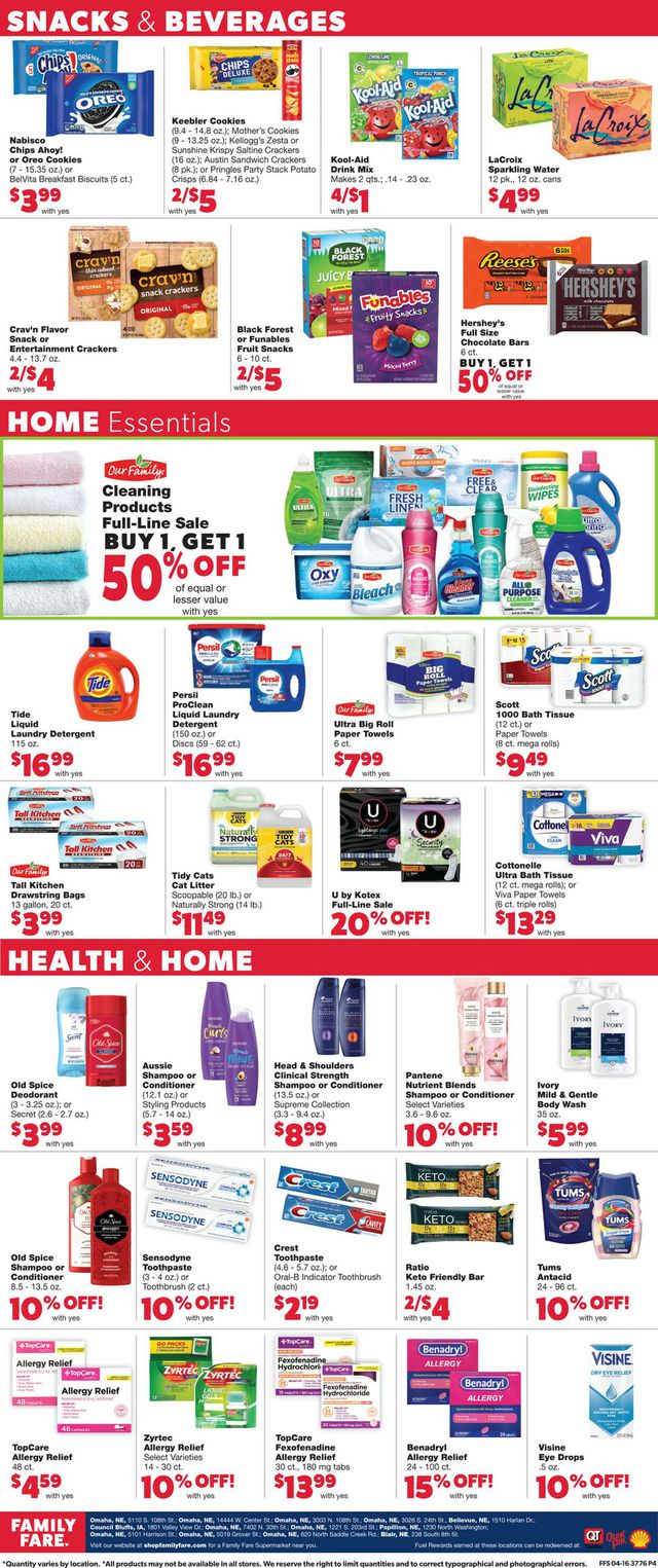 Family Fare Ad from 04/19/2023