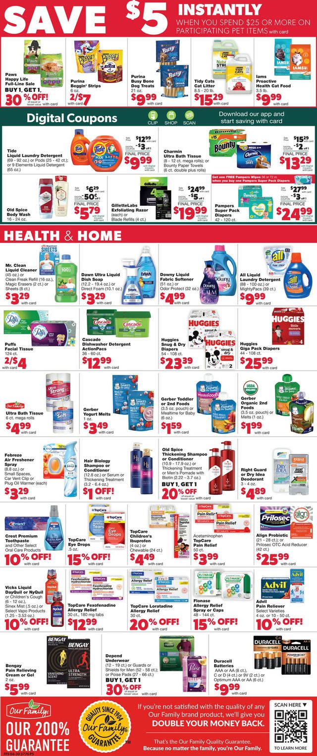 Family Fare Ad from 05/03/2023