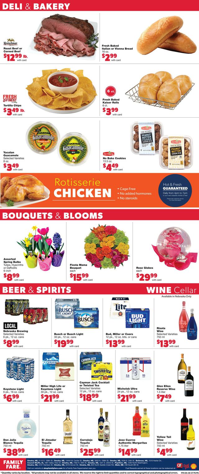 Family Fare Ad from 05/03/2023