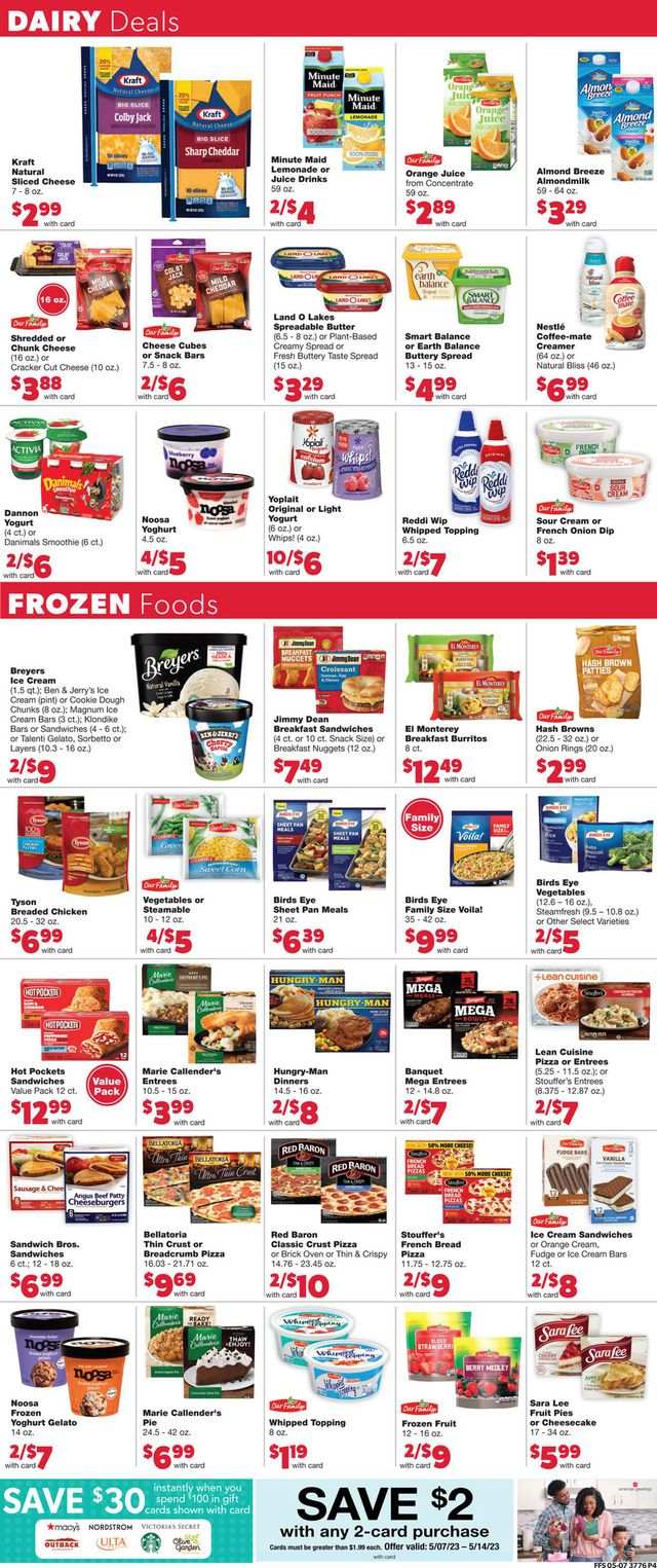 Family Fare Ad from 05/10/2023
