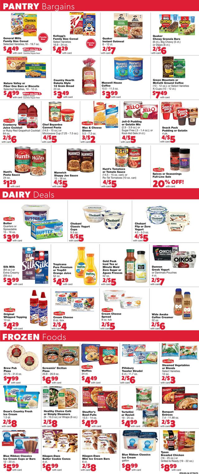 Family Fare Ad from 05/17/2023