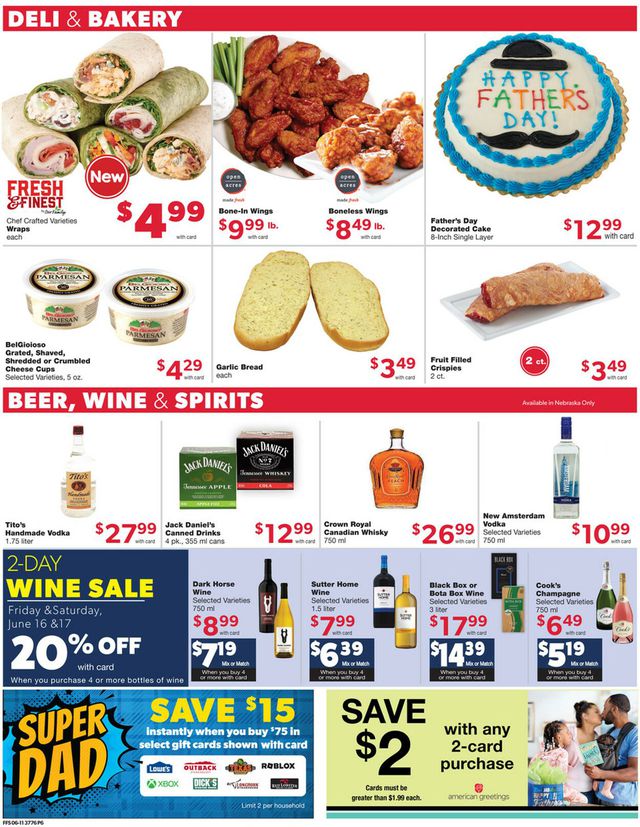 Family Fare Ad from 06/11/2023
