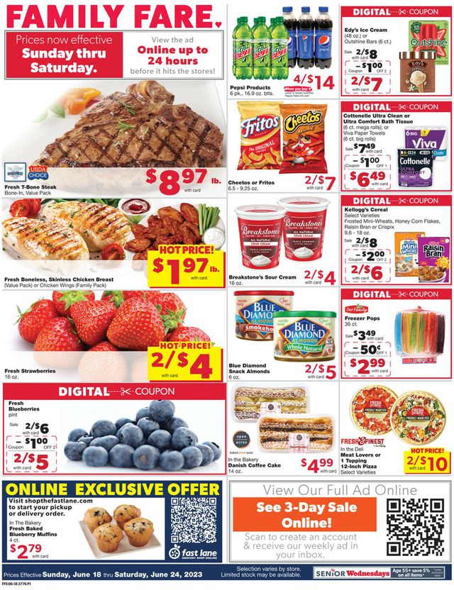 Family Fare Ad from 06/18/2023