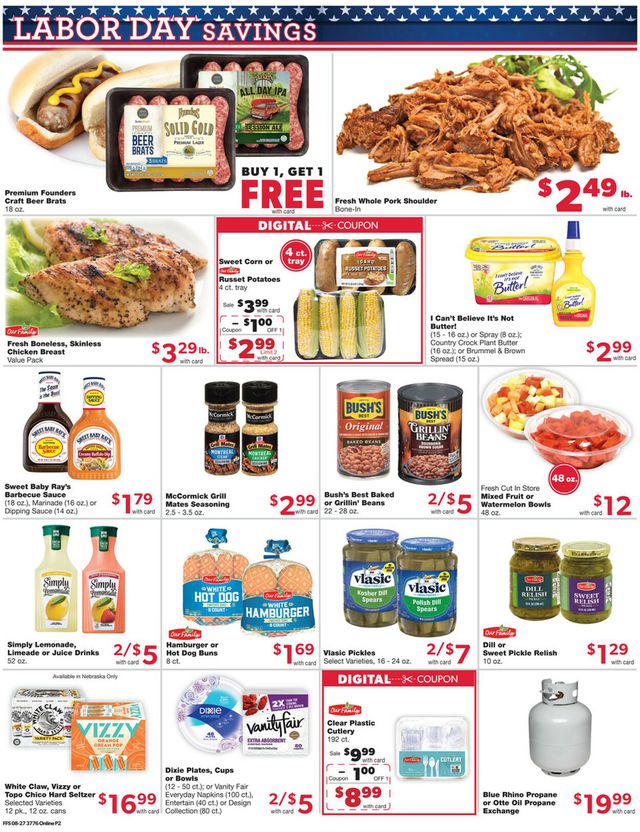 Family Fare Ad from 08/27/2023