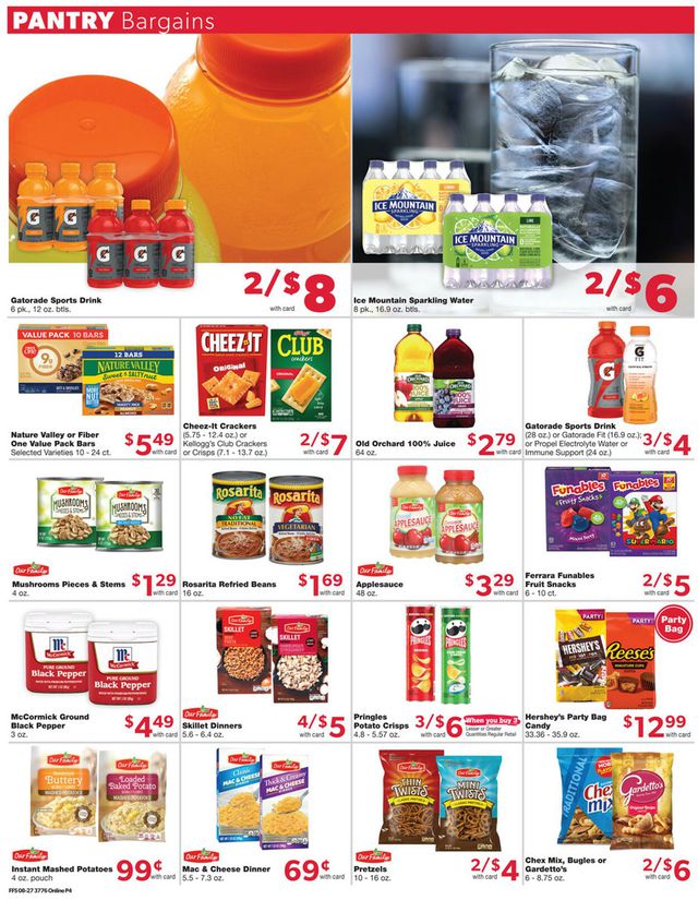 Family Fare Ad from 08/27/2023