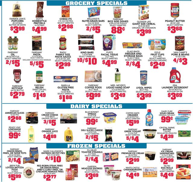 Fareway Ad from 07/03/2019