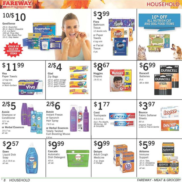 Fareway Ad from 10/15/2019
