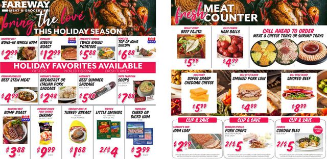 Fareway Ad from 11/20/2019