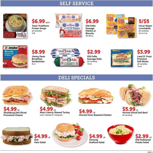 Fareway Ad from 01/07/2020