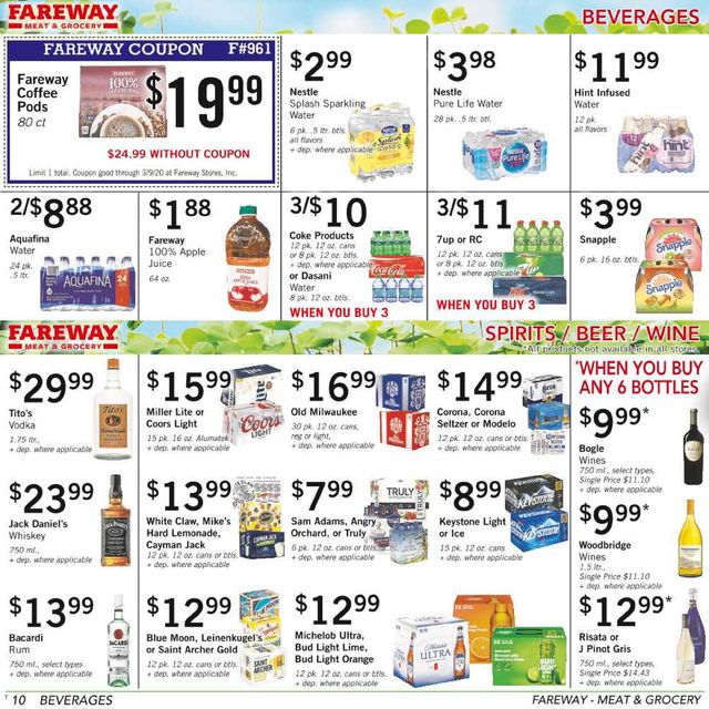 Fareway Ad from 03/03/2020