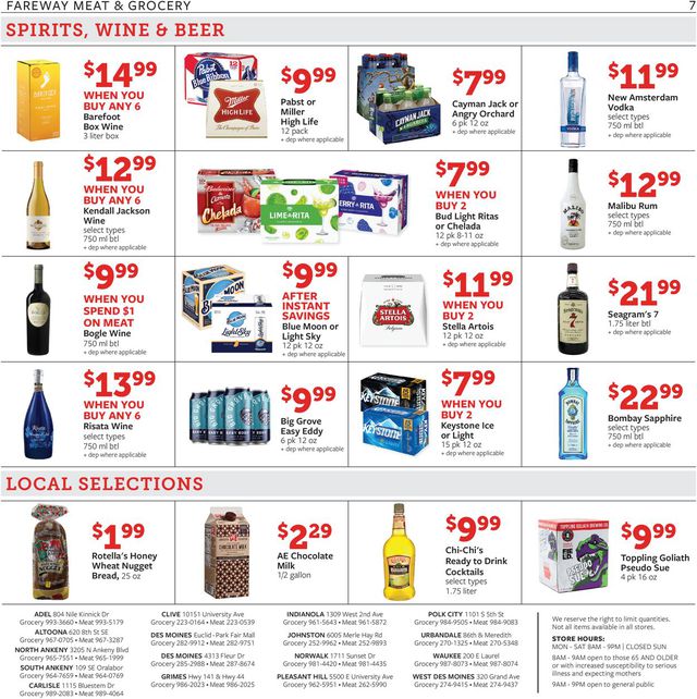 Fareway Ad from 07/07/2020