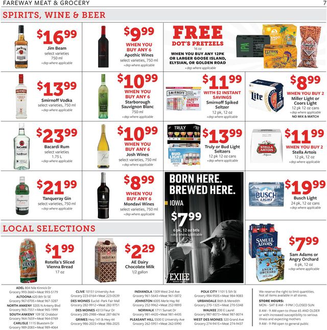 Fareway Ad from 07/28/2020