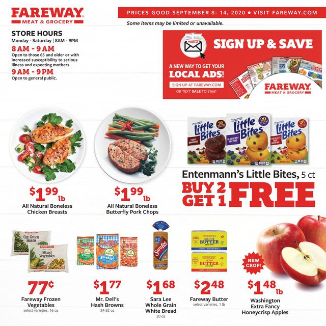 Fareway Ad from 09/08/2020