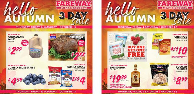 Fareway Ad from 09/30/2020