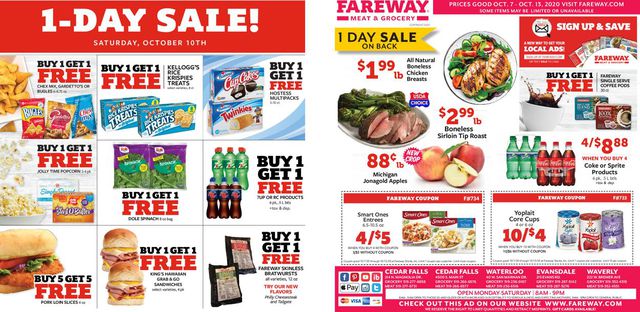 Fareway Ad from 10/07/2020