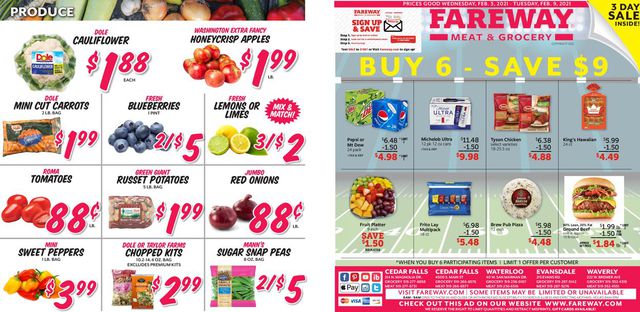 Fareway Ad from 02/03/2021