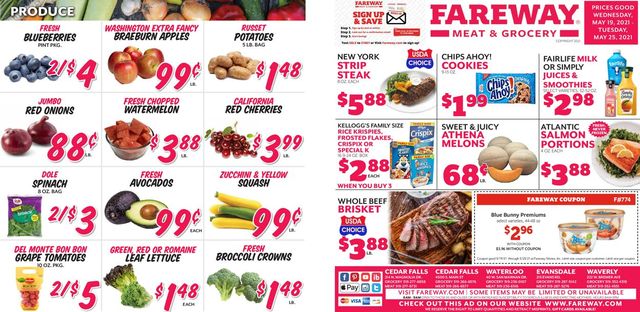 Fareway Ad from 05/19/2021