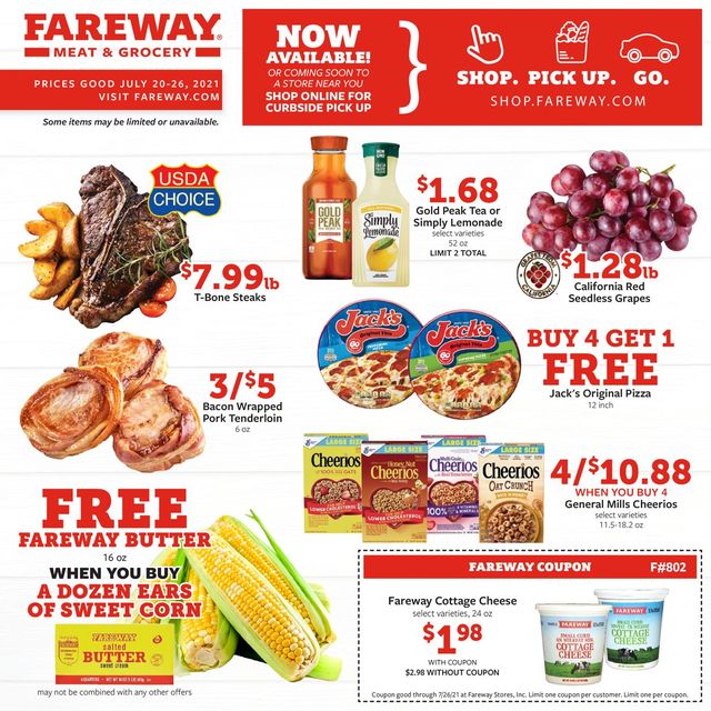 Fareway Ad from 07/20/2021