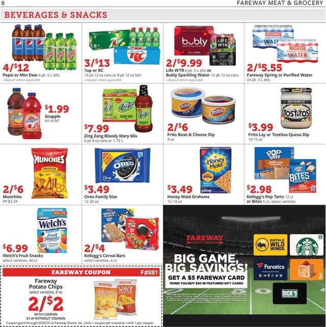 Fareway Ad from 01/31/2022